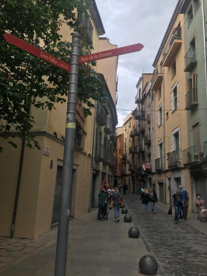 Appartamento Apartamento Con Encanto Y Terraza En Barri Vell De Girona, El Cul De La Lleona Esterno foto