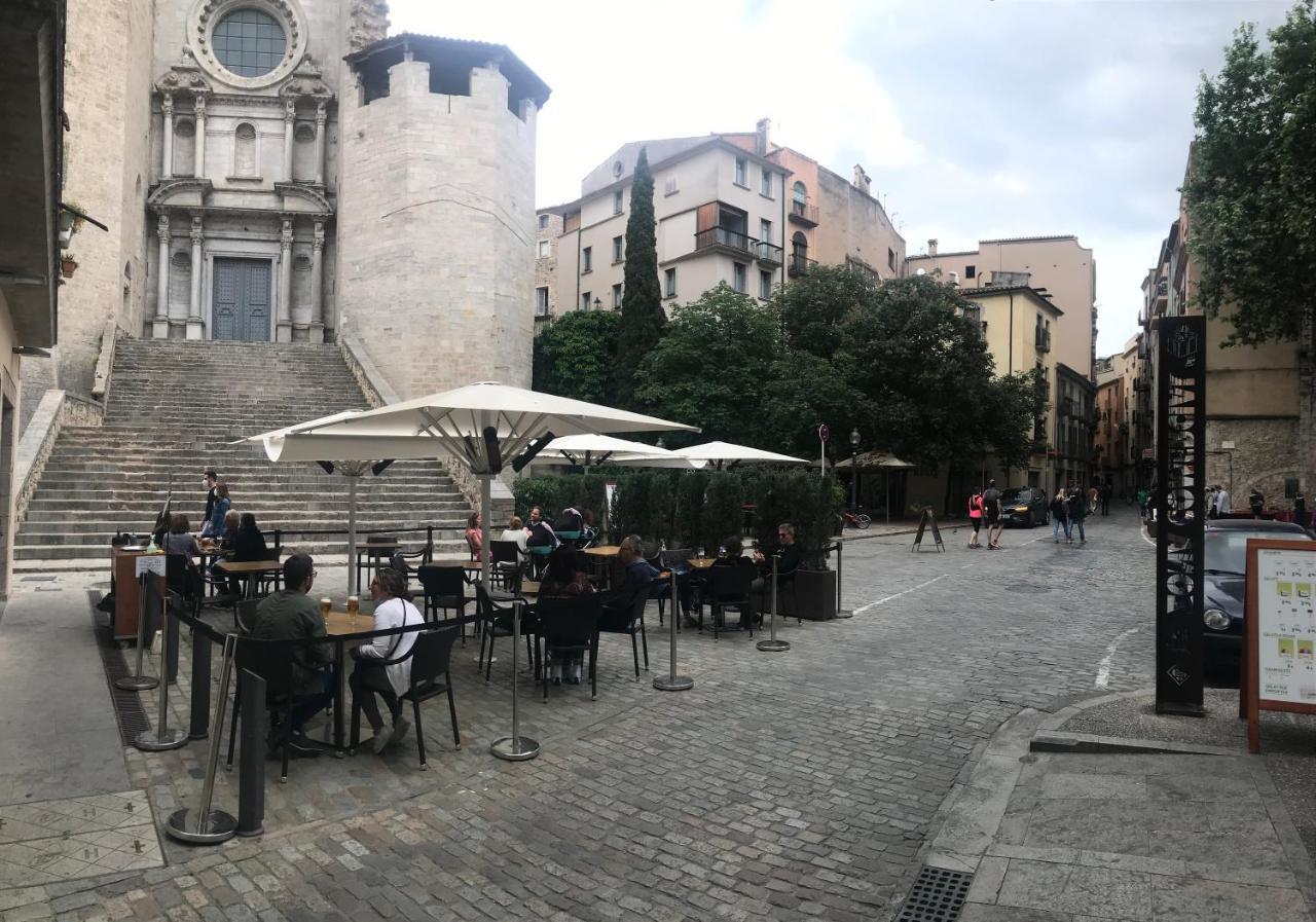 Appartamento Apartamento Con Encanto Y Terraza En Barri Vell De Girona, El Cul De La Lleona Esterno foto